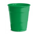 Emerald Green 12 Oz Solid Plastic Cups 20 pcs/pkt